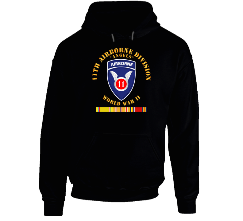 Army - 11th Airborne Division - Wwii W Pac Svc Hoodie