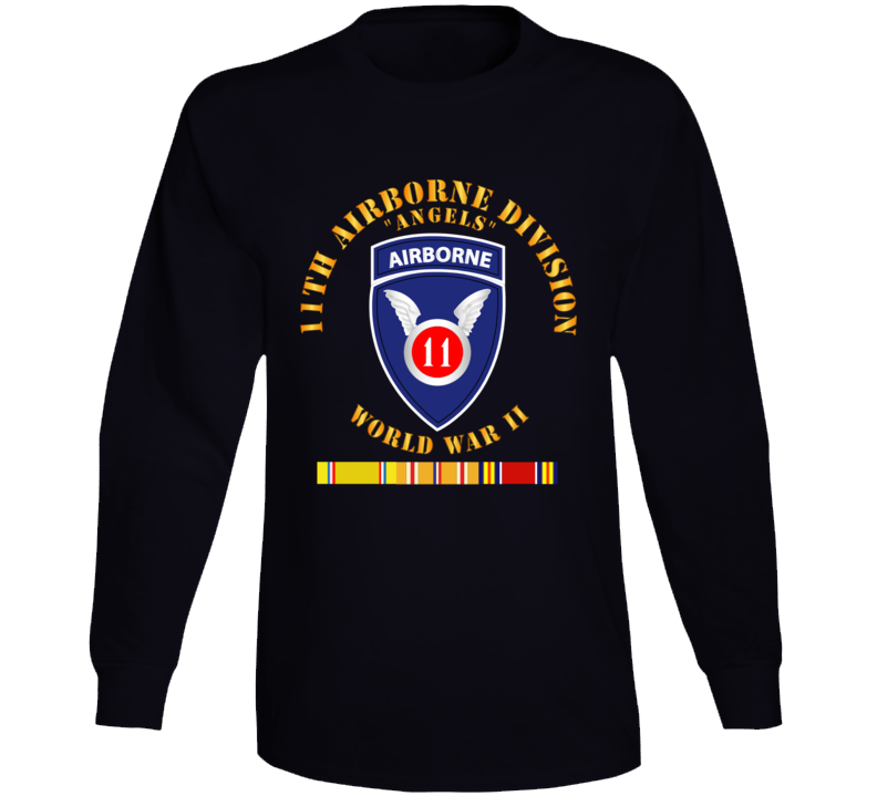 Army - 11th Airborne Division - Wwii W Pac Svc Long Sleeve