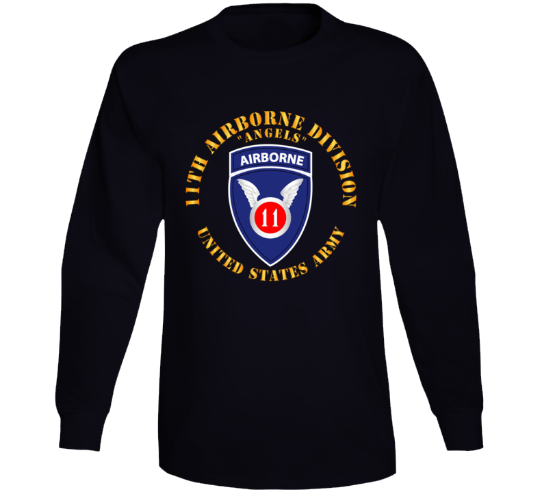 Army - 11th Airborne Division - Angels Long Sleeve