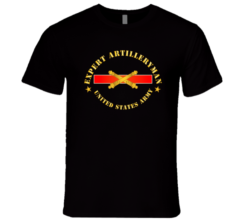 Army - Expert Artilleryman Badge T Shirt
