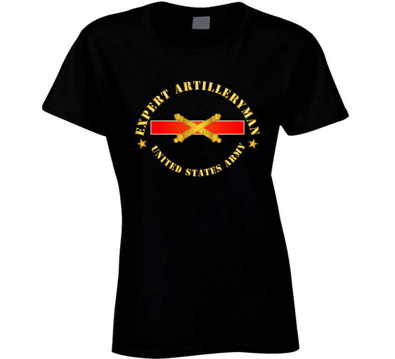 Army - Expert Artilleryman Badge Ladies T Shirt