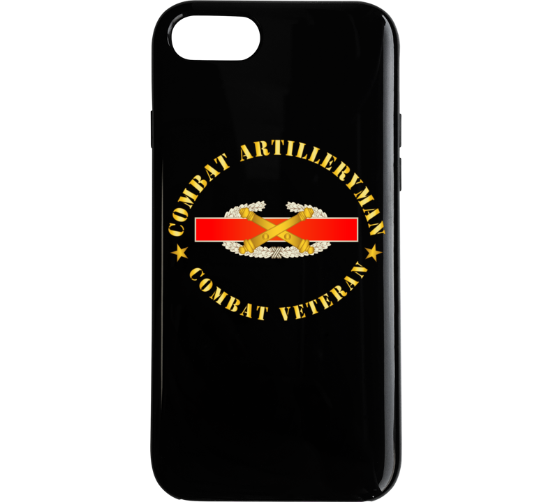 Army - Combat Artilleryman Badge - Combat Vet Phone Case