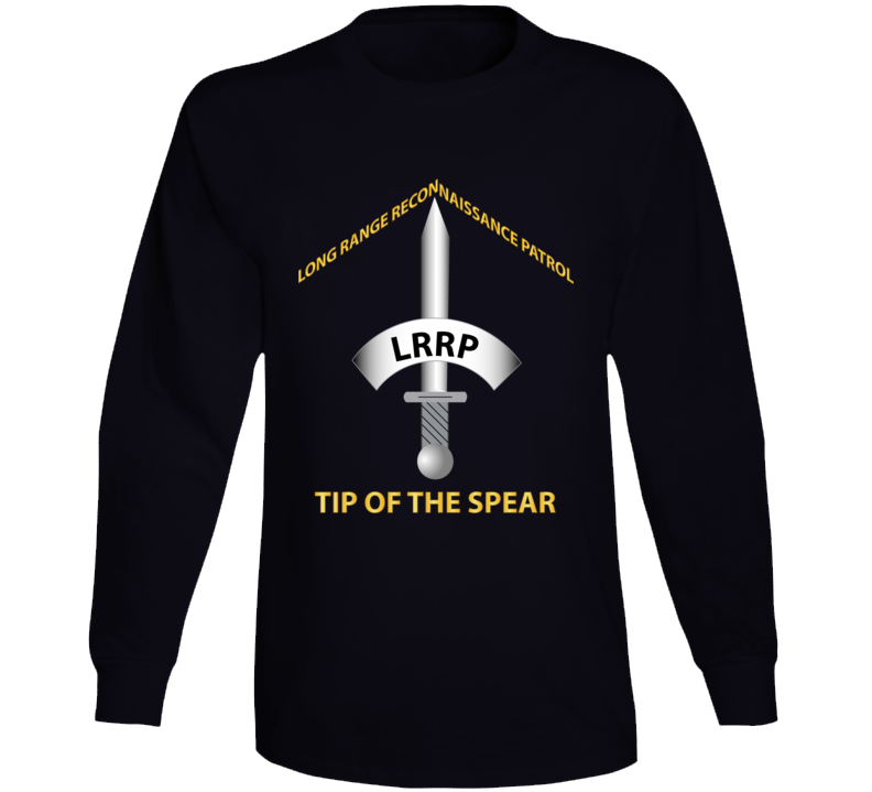 Army - Badge - Lrrp - Tip Of The Spear Long Sleeve