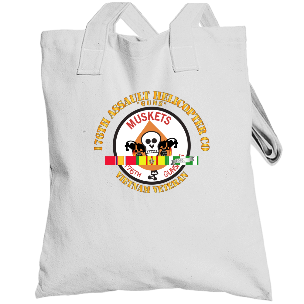 176th Gunships (muskets) - Guns - Vietnam Veteran W Svc T Shirt
