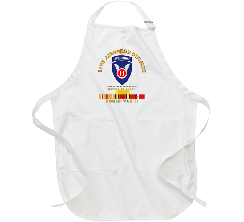 Army - 11th Airborne Division - Battle Of Luzon - Wwii W Pac Svc Apron