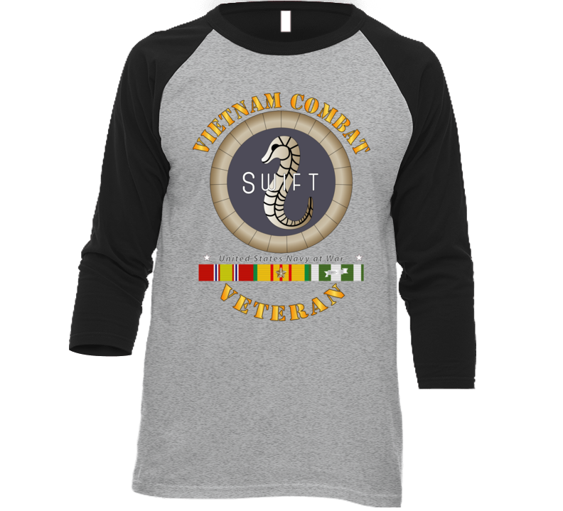 Navy - Vietnam Cbt Vet - Navy Coastal Surveillance Force W Svc T Shirt