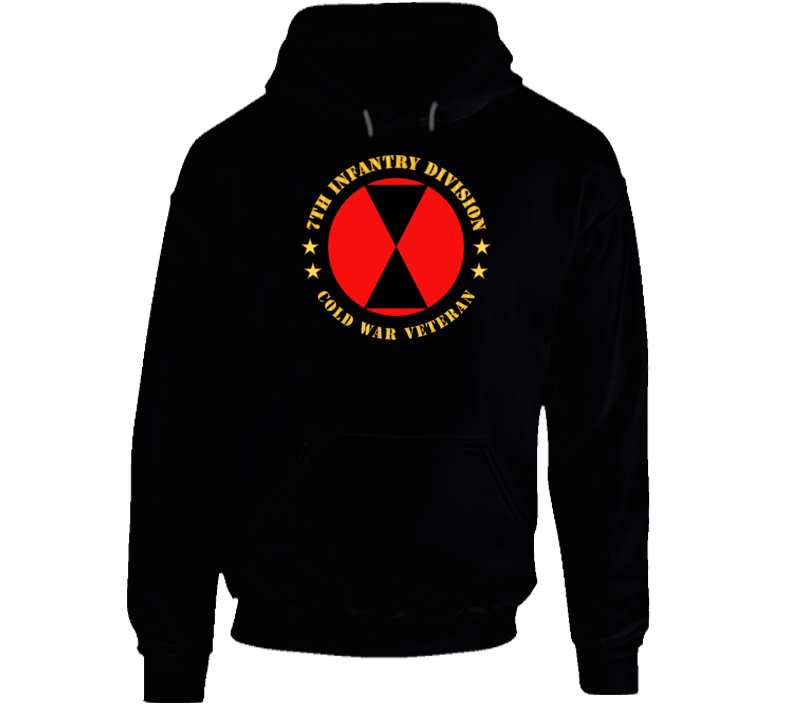 Army - 7th Infantry Division - Cold War Veteran Hoodie