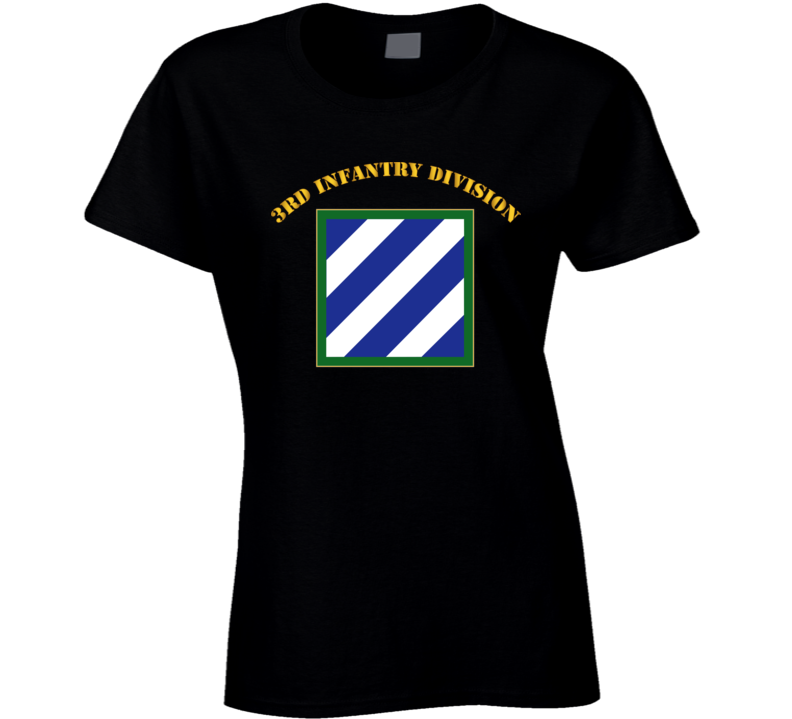 Army - 3rd Infantry Division Ladies T Shirt