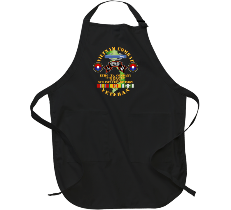 Army - Vietnam Combat Vet - E Co 75th Infantry (ranger) - 9th Id Ssi Apron