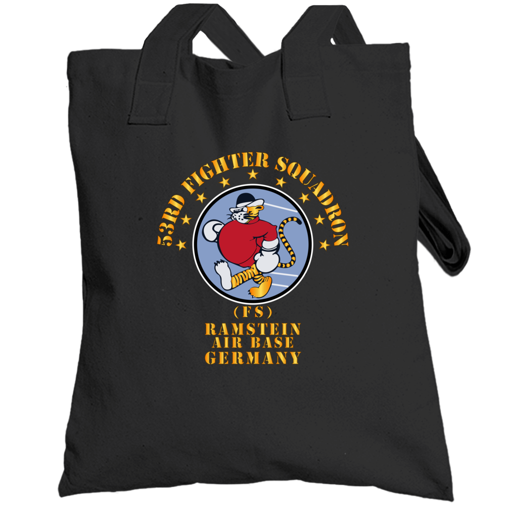 Usaf - 53rd Fighter Squadron - Fs - Ramstein Ab Germany Totebag