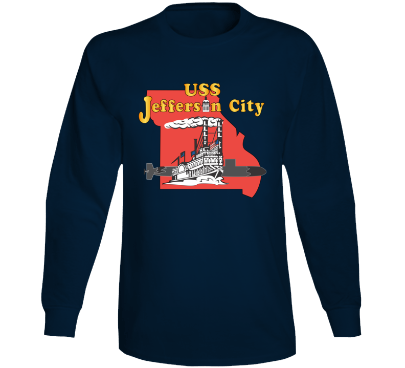 Navy - Uss Jefferson City (ssn-759) Wo Bckgrnd Long Sleeve
