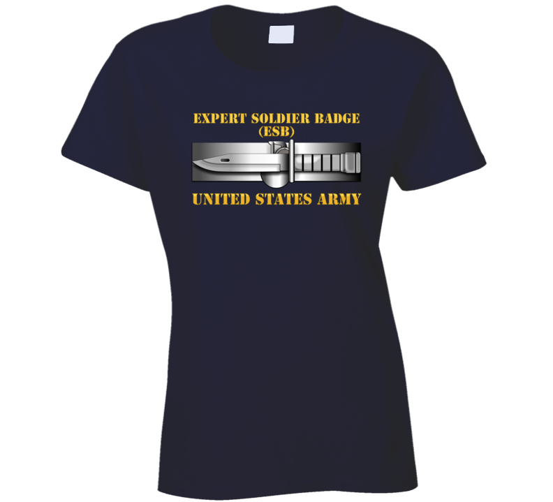 Army - Expert Soldier Badge Ladies T Shirt
