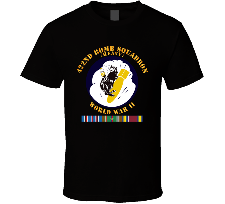 Aac - 422nd Bomb Squadron - Wwii W Eur Svc T Shirt