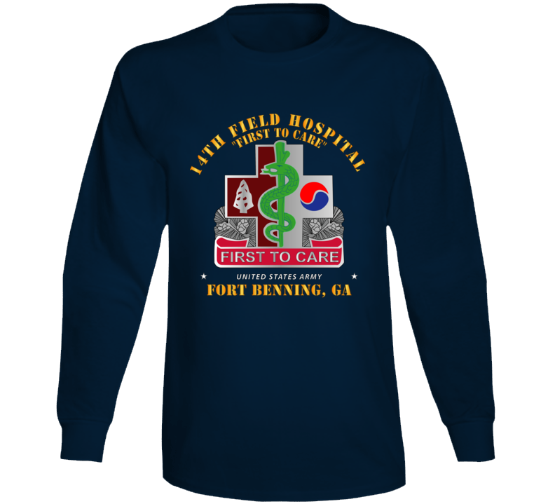 Army - 14th Field Hospital  - Ft Benning, Ga Long Sleeve T Shirt