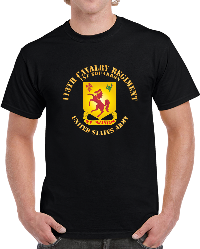 113th Cavalry Regiment - DUI - US Army X 300 T Shirt