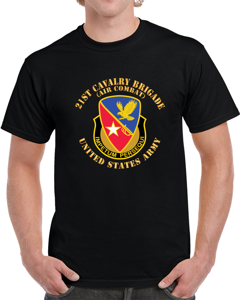 Army  - 21st Cavalry Brigade - DUI - Air Combat - US Army X 300 T Shirt