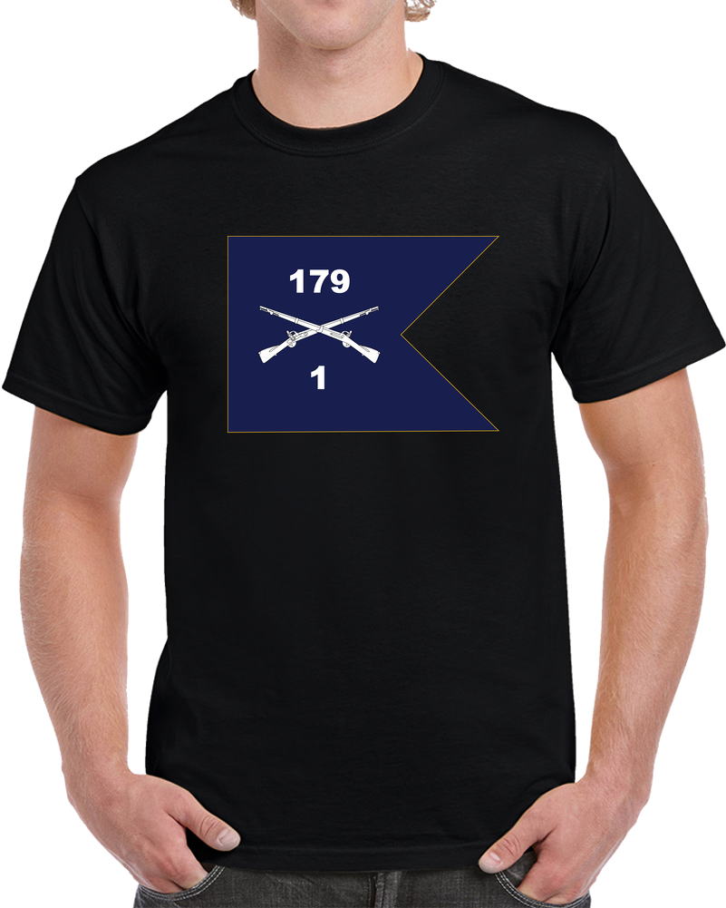 Army - 1st Battalion, 179th Infantry Regiment - Guidon X 300 T Shirt