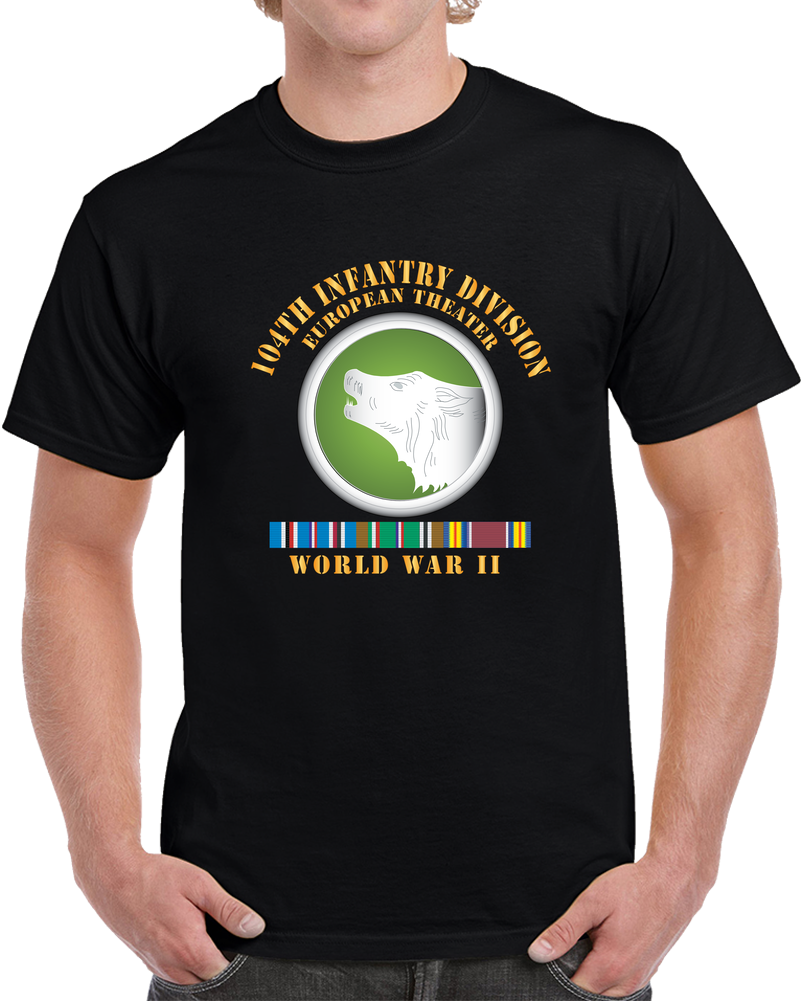 Army - 104th Infantry Division - Europe - WWII X 300 T Shirt