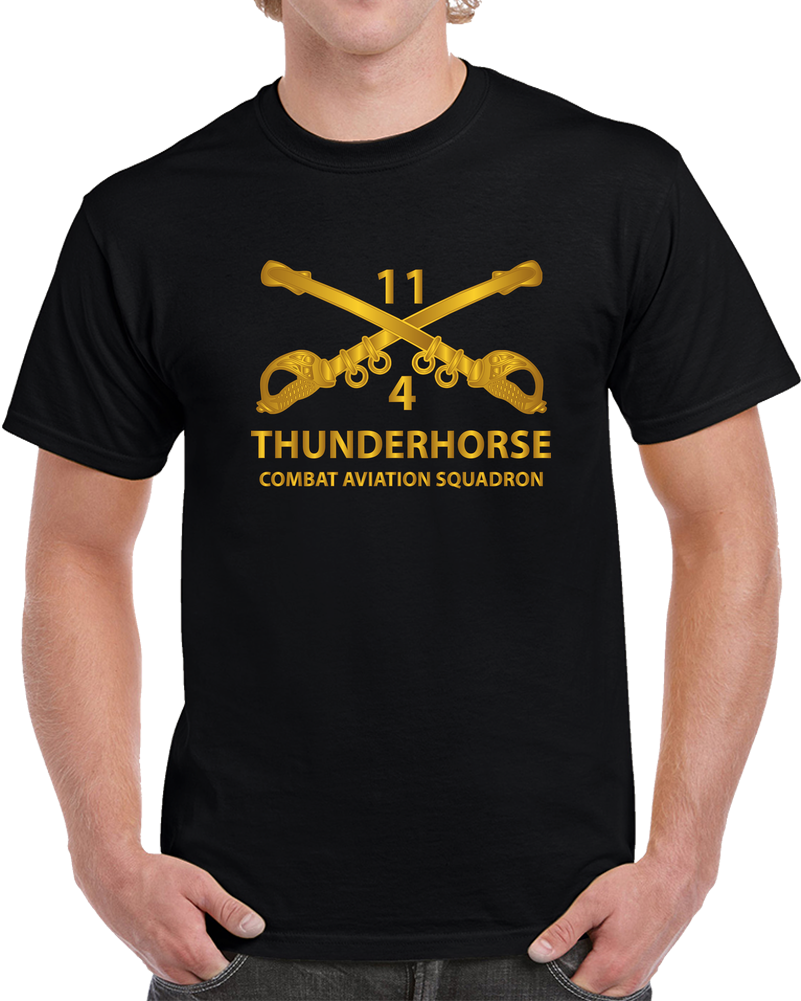 Cbt Avn Squadron - 4th Squadron, 11th ACR - Branch W Txt X 300 T Shirt