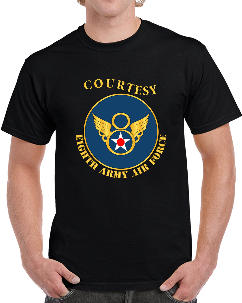 AAC - 8th Air Force - WWII - Courtesy 8 AAF X 300 T Shirt