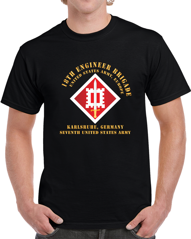 Army - 18th Engineer Bde - US Army Europe X 300 T Shirt