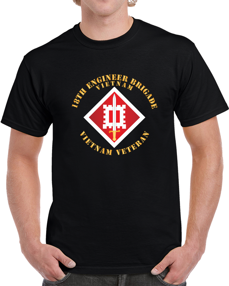 Army - 18th Engineer Brigade Vietnam - Vietnam War X 300 T Shirt