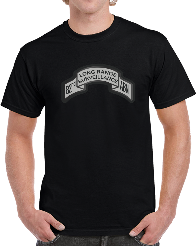 Scroll - 82nd LRS Airborne Infantry Division Silver T Shirt