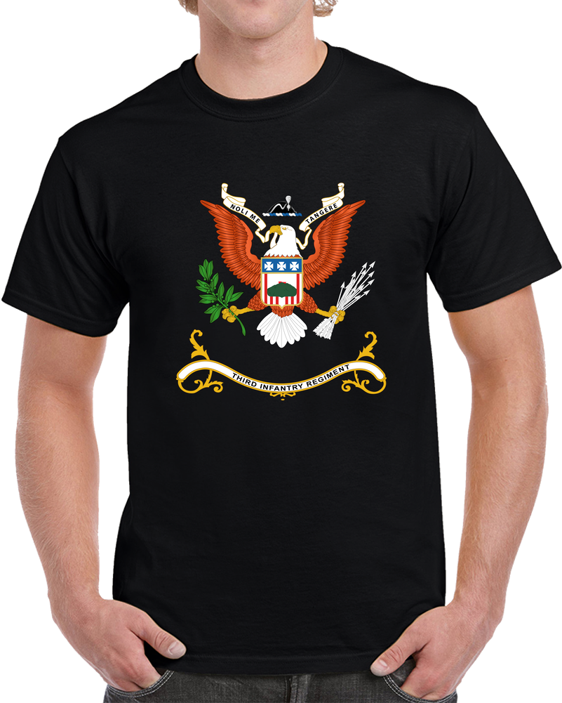 Army - Regimental Colors -3rd Infantry Wo Flag X 300 T Shirt