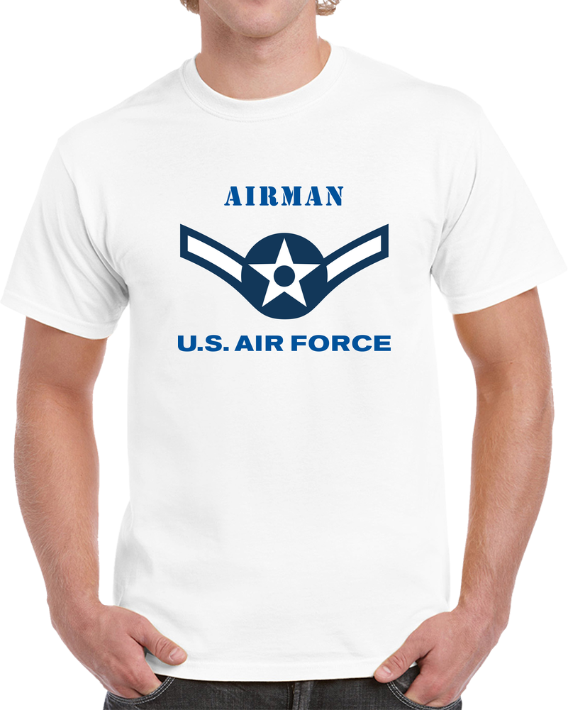 USAF - Airman (E2) - 2020 - US Air Force W Text X 300 T Shirt