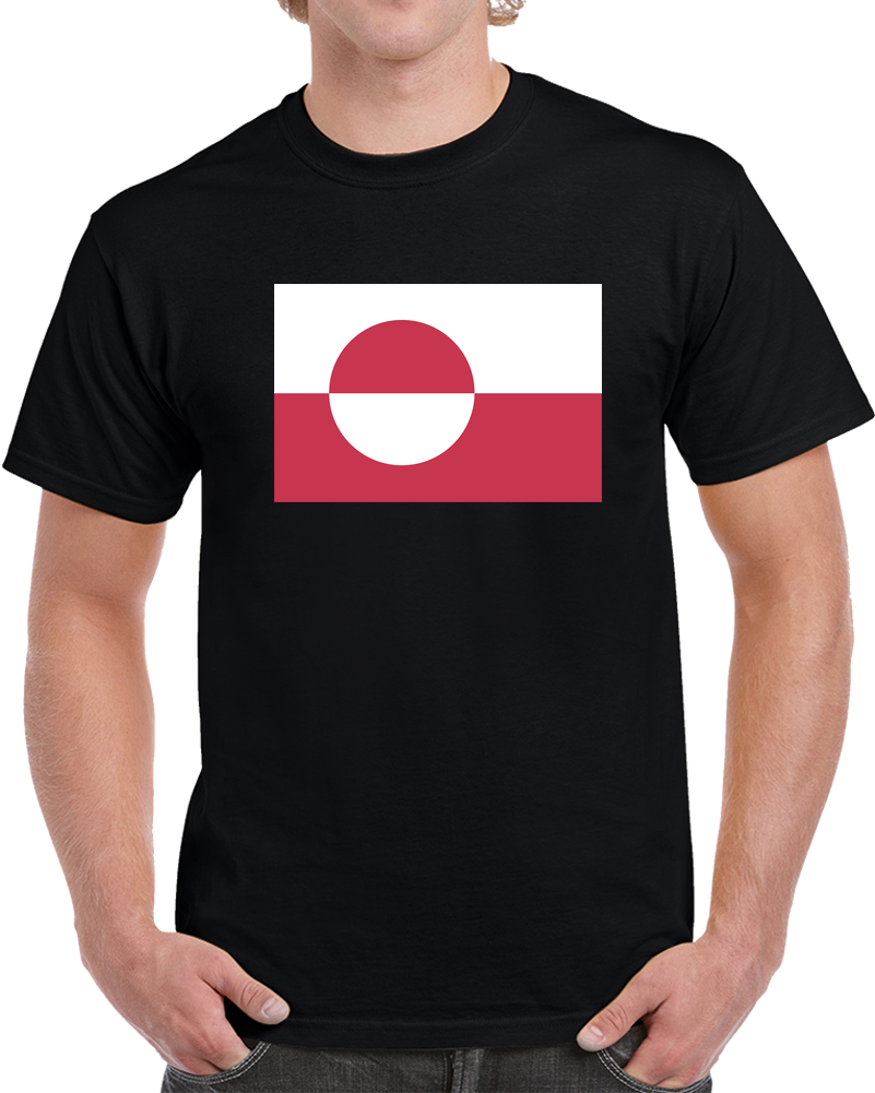 Flag Greenland T Shirt