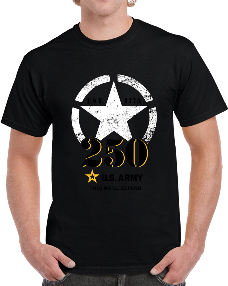 Army - 250th U.S. Army Anniversary - Light T Shirt