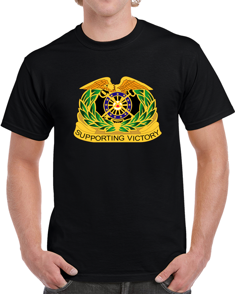 Army - Quartermaster Corps Regiment Wo Txt T Shirt