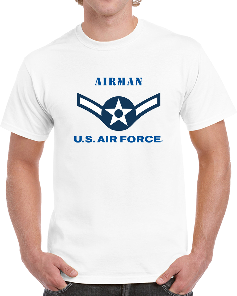 USAF - Airman (E2) - 2020 - US Air Force W Text X 300 T Shirt