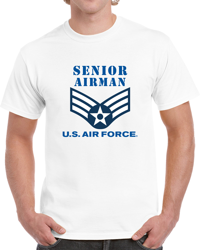 USAF - Senior Airman (E4) - 2020 - US Air Force W Text X 300 T Shirt
