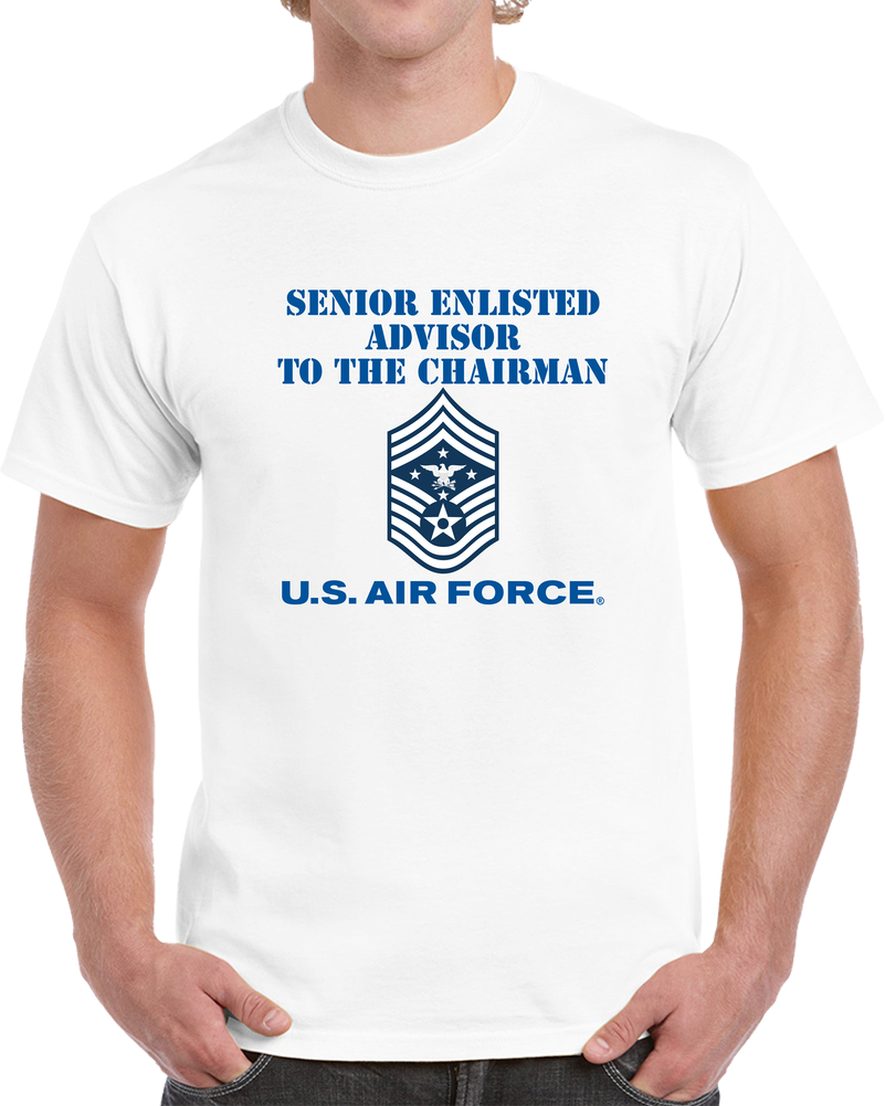 USAF - Senior Enlisted Advisor To The Chairman - 2020 - US Air Force W Text X 300 T Shirt