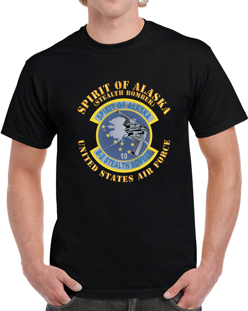 USAF - B2 - Spirit Of Alaska - Stealth Bomber X 300 T Shirt