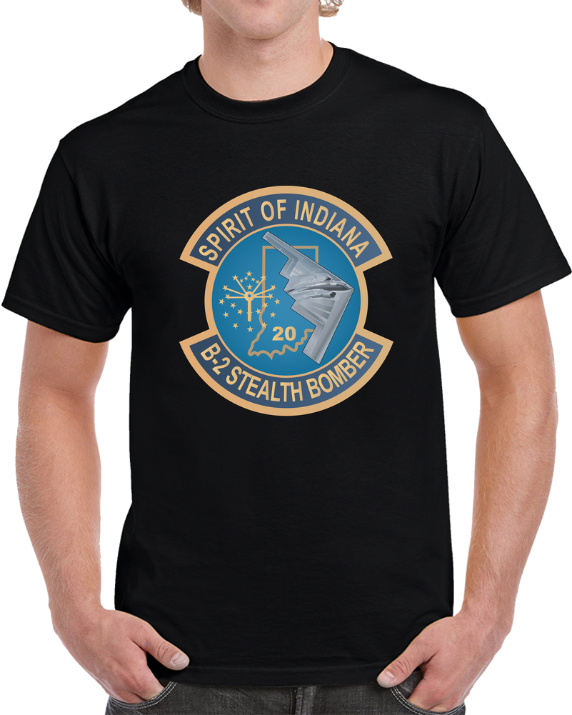 USAF - B2 - Spirit Of Indiana - Stealth Bomber Wo Txt X 300 T Shirt