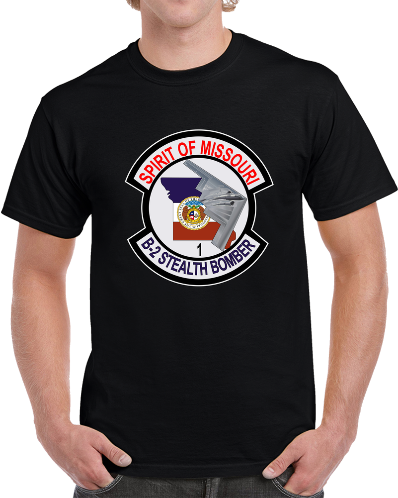 USAF - B2 - Spirit Of Missouri - Stealth Bomber Wo Txt T Shirt
