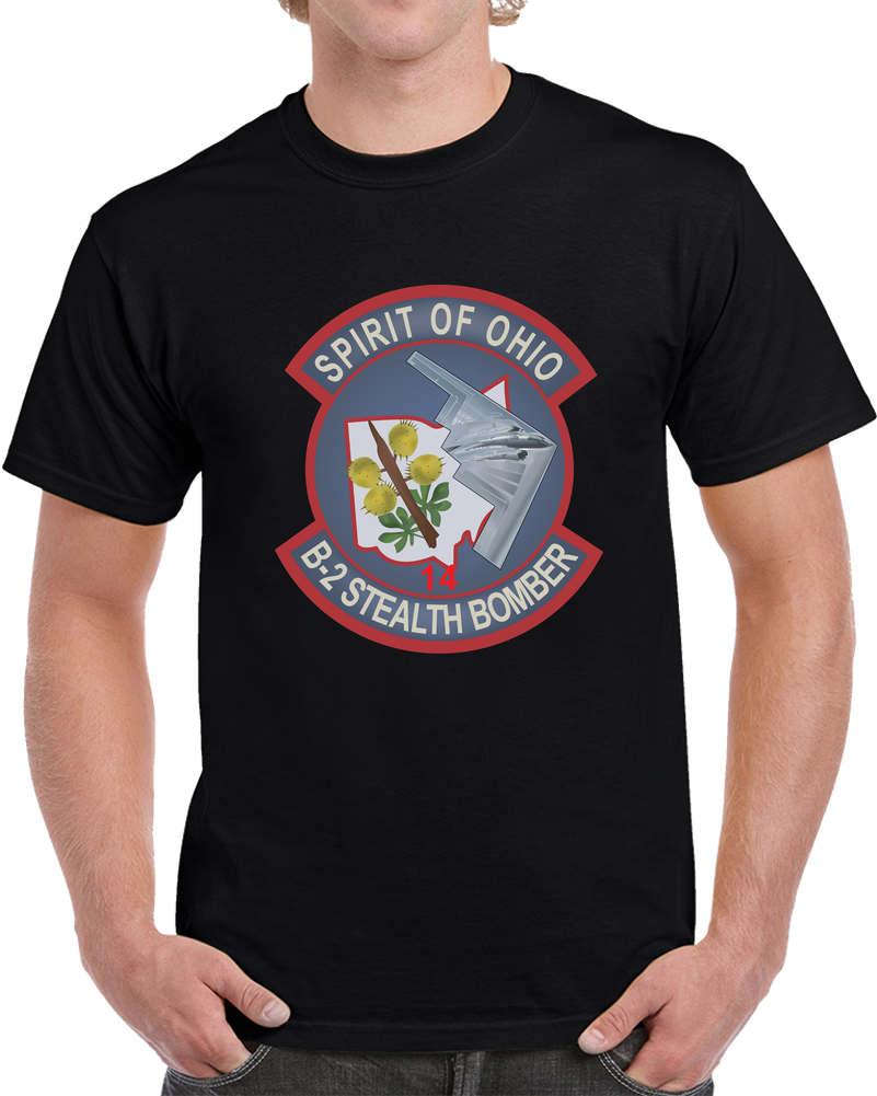 USAF - B2 - Spirit Of Ohio - Stealth Bomber Wo Txt X 300 T Shirt