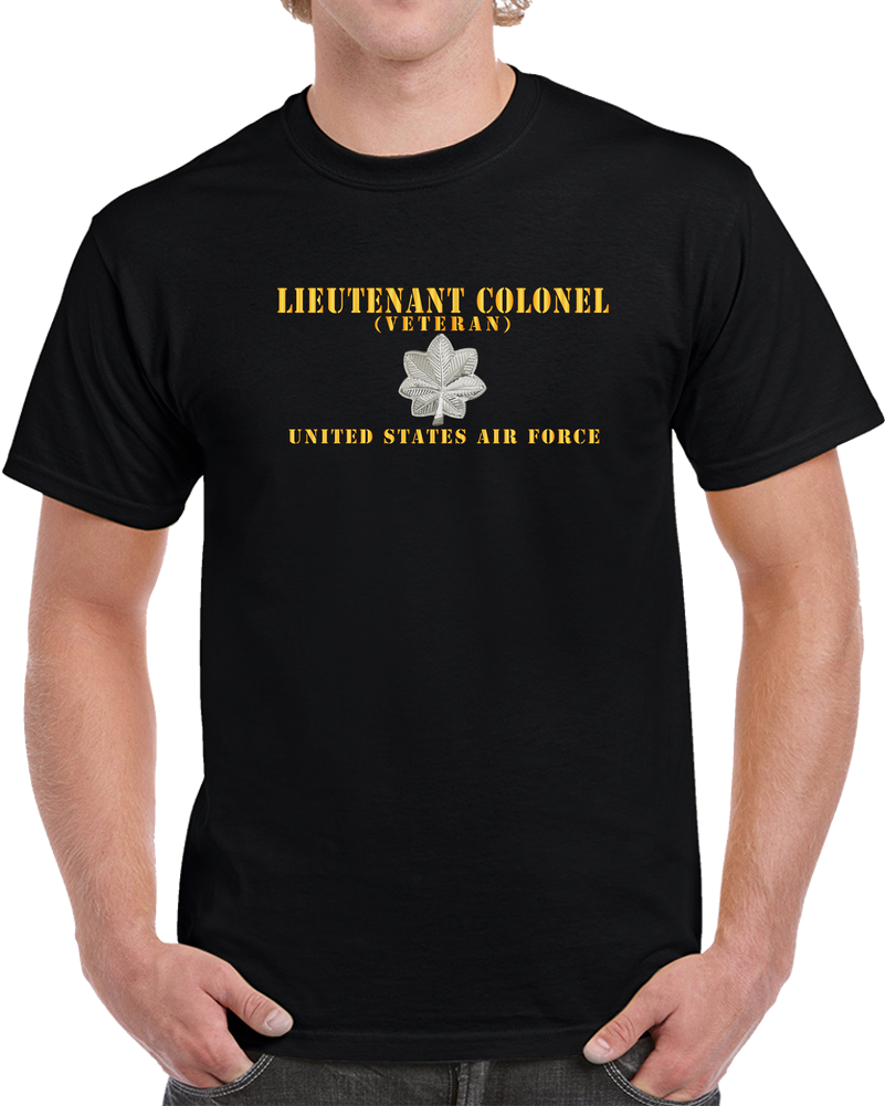 USAF - Lieutenant Colonel - LTC - Veteran - Flat X 300 T Shirt