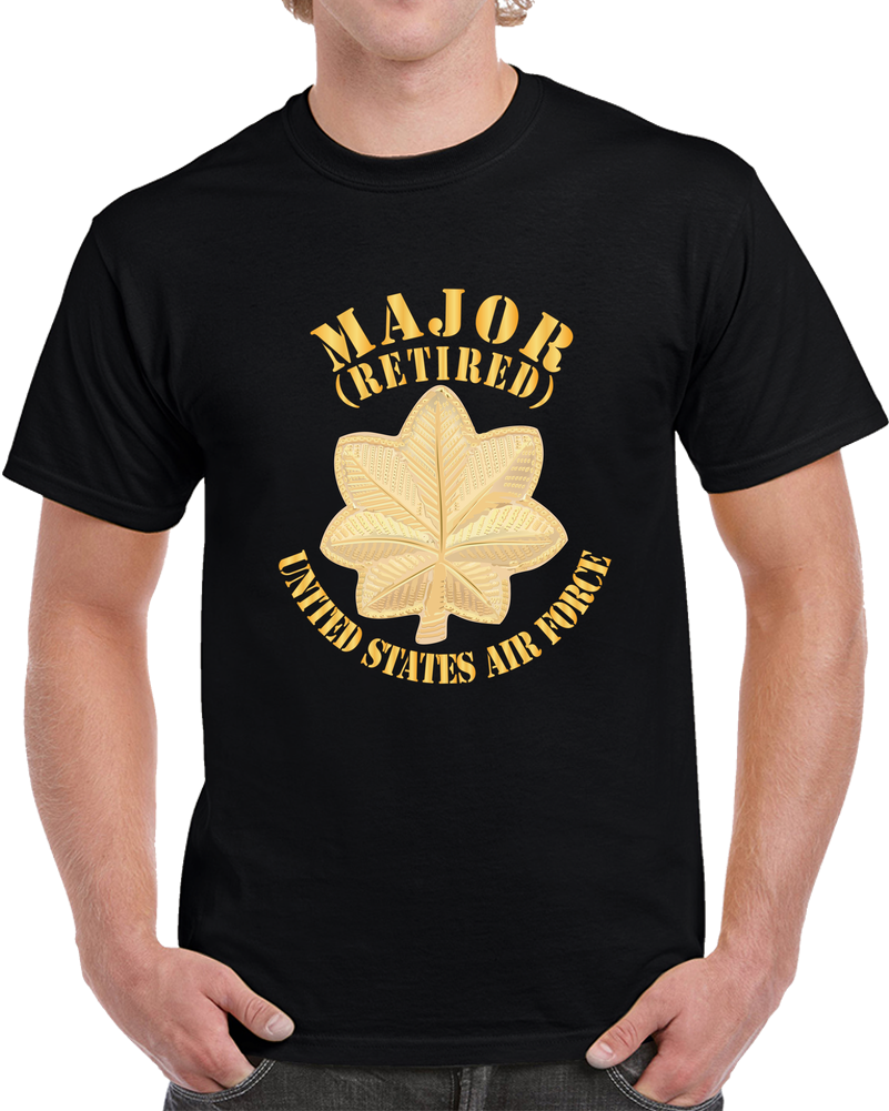USAF - Major - Retired X 300 T Shirt