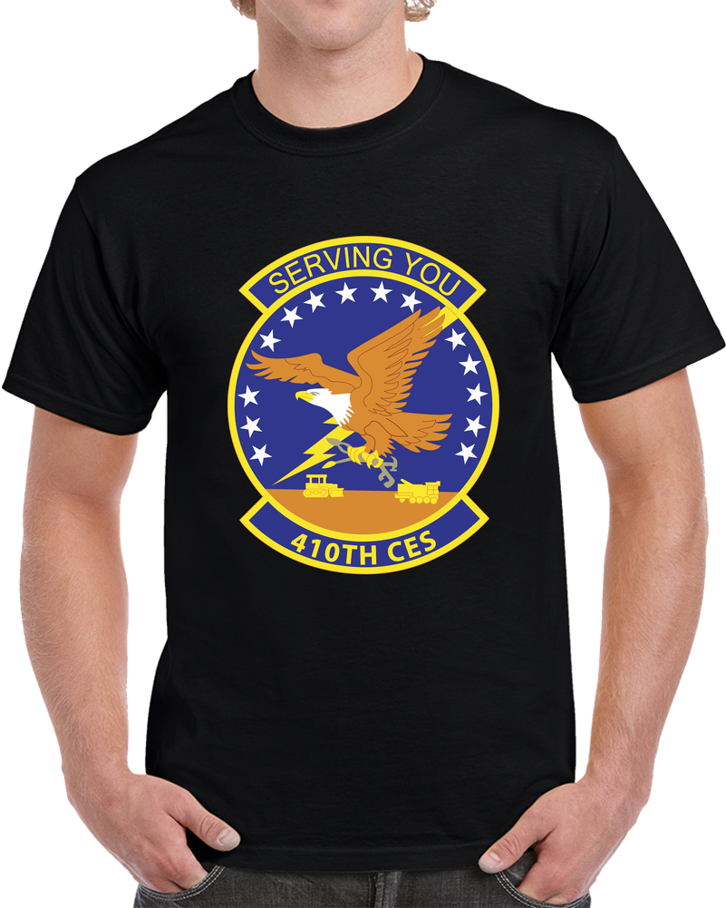 USAF - SSI - 410th Civil Engineer Squadron - Wo Txt X 300 T Shirt