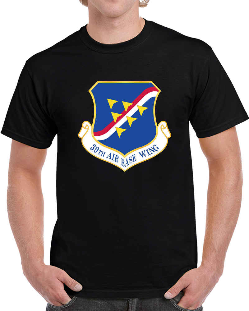 USAF - 39th Airbase Wing Wo Txt T Shirt