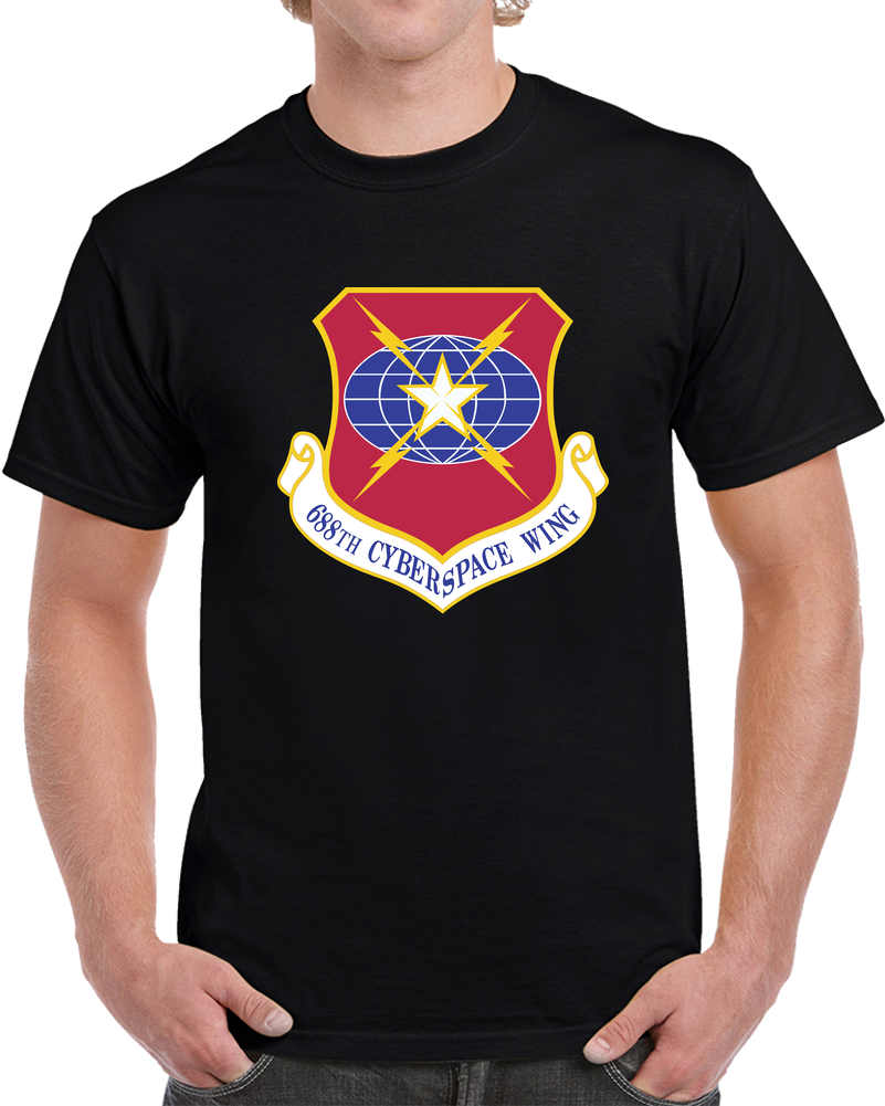 USAF - 688th Cyberspace Wing Wo Txt X 300 T Shirt