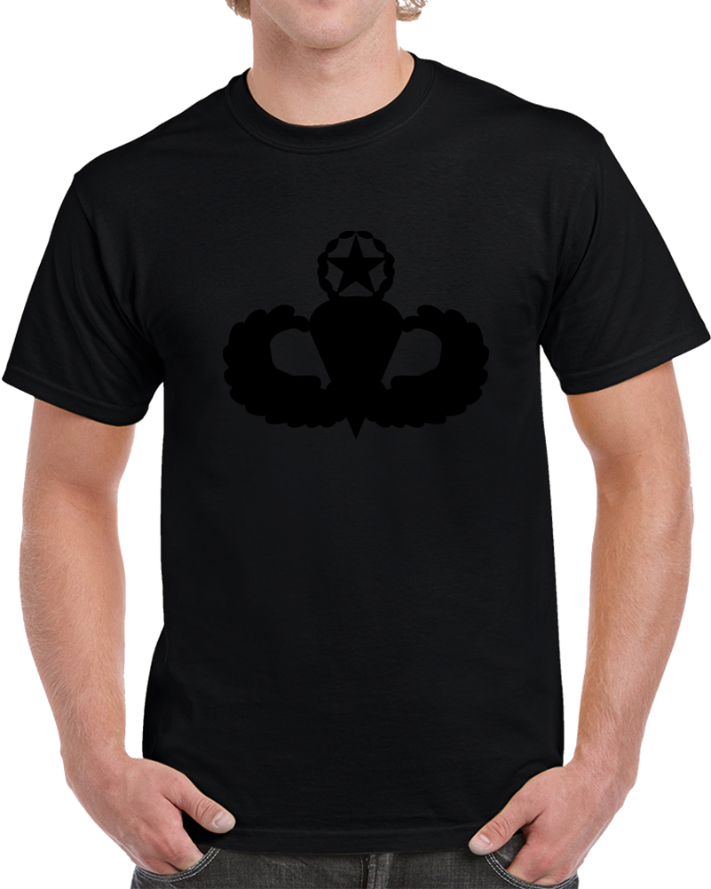 Badge - Army - Parachutist - Master - Silhouette X 300 T Shirt
