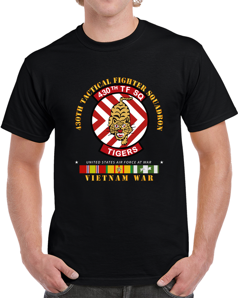 USAF - 430th Tactical Fighter Squadron W VN SVC T Shirt