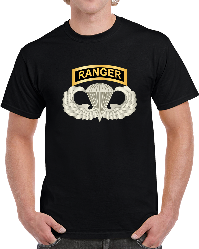 SOF - Airborne Badge - Ranger Tab X 300 T Shirt