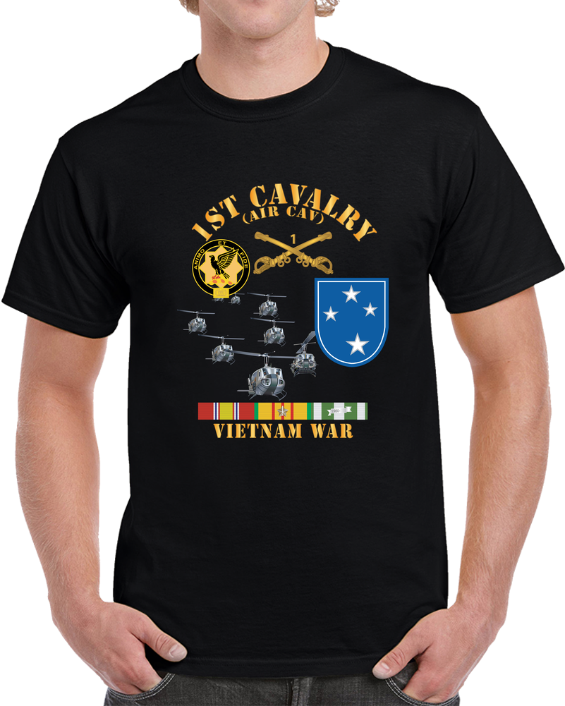 Army - 1st Cavalry (air Cav) - 23rd Infantry Division W SVC X 300 T Shirt