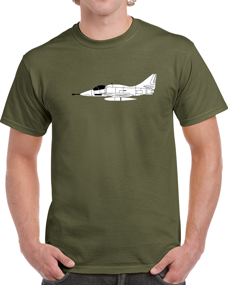 Aircraft - A-4 Skyhawk - BW X 300 T Shirt