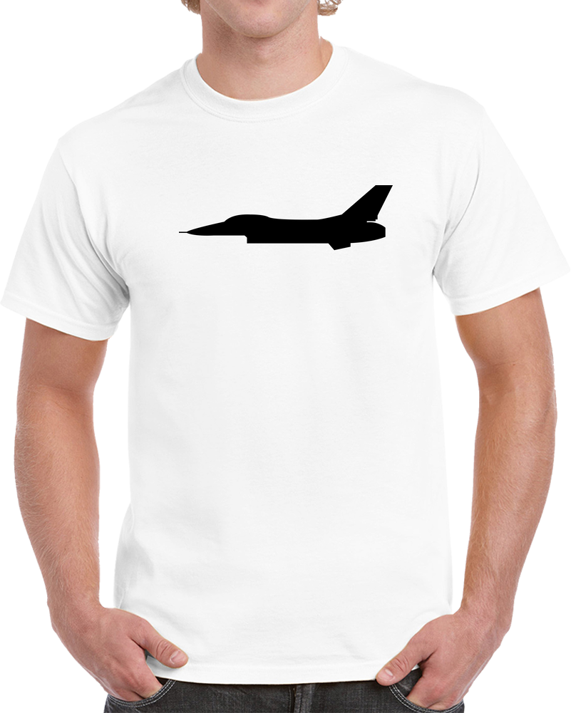 Aircraft - F-16 - Side - Black - Wo Txt X 300 T Shirt